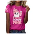 thumbnail image 1 of TSADFHJI Hauts Habillés d'Hiver pour Femmes Mode Décontractée Imprimée Col Rond Manches Courtes Chandail T-Shirt L, 1 of 6