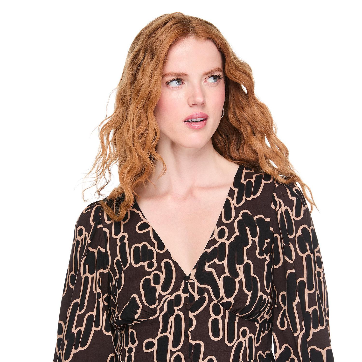 George Women's Peasant Midi Dress