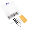 thumbnail image 2 of Miangastore Eyeglass Repair Kit with Screws Glasses Repair Tool Kit Clear Plastic Box Eyeglass Repair Kit Spectacle Repair Kit for Repair Sunglasses Half-Rim Glasses Watches, 2 of 9