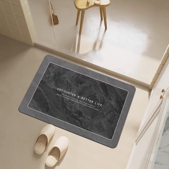 TIMIFIS Bathroom Rugs Bathroom Shower Slip Foot Mats Washroom Toilet Doorway Water Absorbent Floor Mats Household Mats Bath Mat