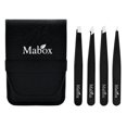 thumbnail image 1 of Tweezers Set - Professional Stainless Steel Tweezers For Eyebrows - Great Precision, Beauty Equipment, 1 of 2