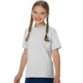 thumbnail image 1 of Hanes Authentic TAGLESS Kid`s Cotton T-Shirt, M, Ash, 1 of 1