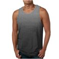 thumbnail image 2 of Qertyioot T-Shirt Moulant pour Homme, Débardeur de Sport Sans Manches à Col Rond Décontracté et Tendance pour Homme, 2 of 5