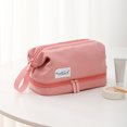 thumbnail image 2 of Travel Bags for Women Translucent Makeup Bag, Makeup Bag Set with Frosted Semi Transparent Zipper, Portable Travel Bag, Easy to Hang Makeup Bag Makeup Travel Bag, 2 of 9