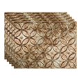 thumbnail image 1 of FASÃ„DE Rings Decorative Vinyl 18in x 24in Backsplash Panel in Bermuda Bronze (5 Pack), 1 of 15