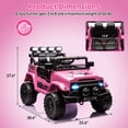 thumbnail image 2 of CazToi 12V Ride On Truck Car with Parent Remote Control, 2 of 9