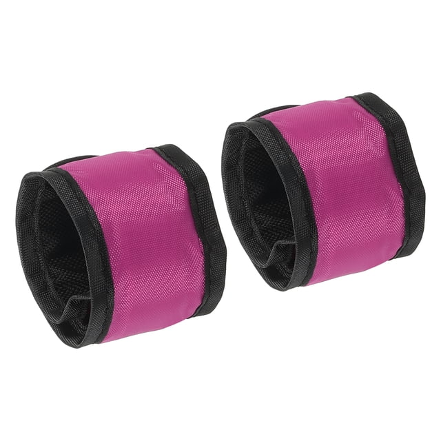 Unique Bargains LED Wristband, 2 Pack Light Up Bracelets LED Armbands Wrist Band, Pink, S