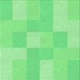 thumbnail image 1 of Ahgly Company Tapis d'Intérieur Lavable en Machine Carré Vert, 8 Pieds Carré, 1 of 7
