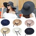 thumbnail image 2 of Coofit Women's Beach Hat Foldable UV Protection Floppy Beach Cap Beach Sun Hat Summer Beach Cap, 2 of 6