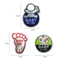 thumbnail image 5 of Baby in Car Sticker Baby on Board Car Aluminum Sticker for Octavia Fabia A, 5 of 5
