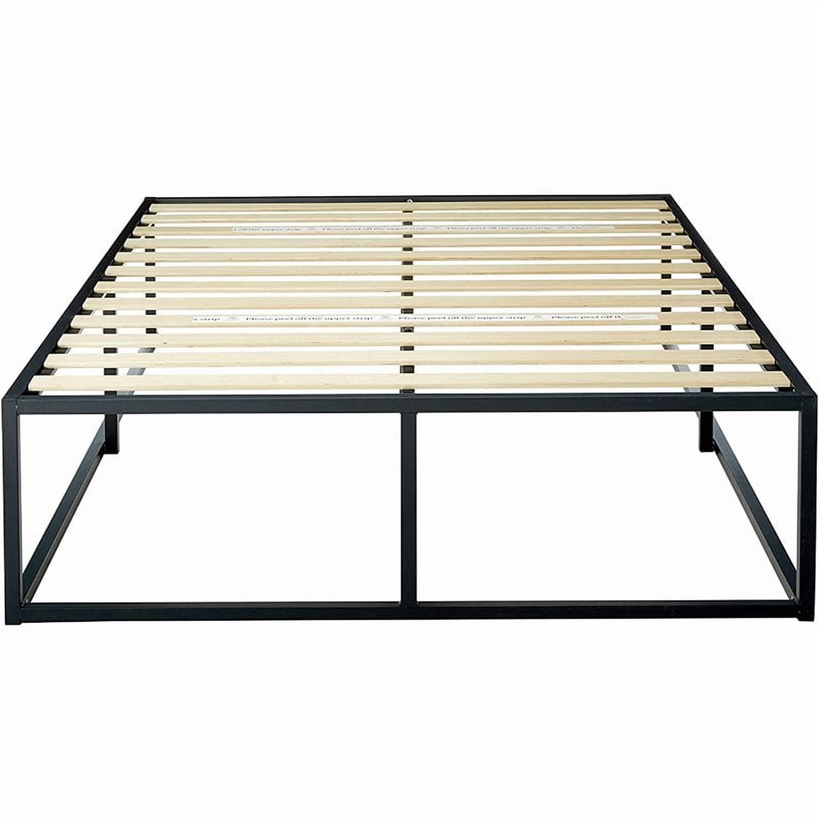Zinus Joseph 18 inch Black Metal Platform Bed Frame