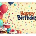 thumbnail image 4 of Colorful Balloons Birthday Celebration Backdrop Banner Happy Birthday Party Decorations Backdrop Photography Props Kids Party Supplies Birthday Decorations, 4 of 4