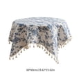 thumbnail image 2 of Jpxdew Polyester Tablecloth,23.62x23.62in,Floral Design,Heat Resistant,Dirt Proof,Home Decor, 2 of 6