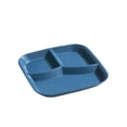 thumbnail image 1 of Divided Plates For Adults 10 Inch Plastic Reusable Dinner Plate With 3 Sections For Portion Control Picnic Camping And Family Meals, 1 of 6