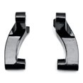 thumbnail image 4 of Krator Kit d'Extension d'Extension Miroir Noir Compatible avec Harley Davidson Dyna Super Glide Custom 2007-2009, 4 of 5