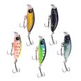 thumbnail image 3 of DYNWAVECA Fishing Lures Hard Baits Fishing Accessories, Swimbaits Crankbaits Artificial Baits for Rivers Seawater Freshwater Reservoirs 5Pieces Random Color, 3 of 10