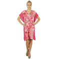 thumbnail image 1 of Bimba Kaftan en Polyester pour Femmes Couverture de Plage Courte Caftan Floral, 1 of 8