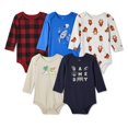 thumbnail image 1 of George Baby Boys' Bodysuit 5-Pack, 1 of 2