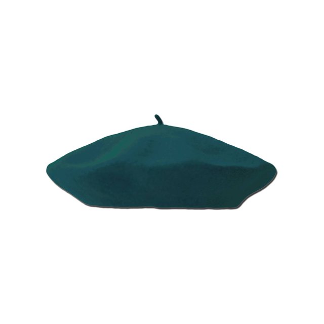 Classic Wool Beret One Size Adult - , Dark Green