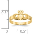 thumbnail image 2 of 14K Yellow Gold Baby Claddagh Ring, 2 of 2