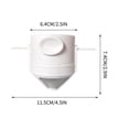thumbnail image 2 of Danhjin Stainless Steel Coffee Cup Coffee Cup Filter Screen Double-layer Portable Hand Brewed Coffee Folding Ear Filter Drip Coffee Coffee Cup, 2 of 2