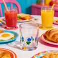 thumbnail image 4 of EGNMCR Vintage-style Embossed Lemon Glass - Colorful Polka Glass Suitable For Easter Spring Kitchen Dining And Gifting. A Cup, 4 of 6