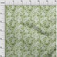 thumbnail image 3 of oneOone Velvet Forest Green Fabric Floral Craft Projects Decor Fabric Printed By The Yard 58 Inch Wide, 3 of 4