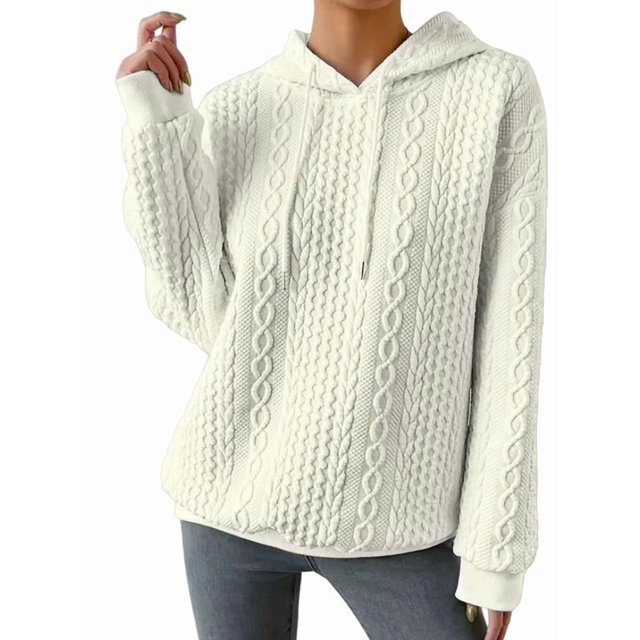 Womens Hoodies Oversized Hooded Sweatshirt Casual Long Sleeve Drawstring Pullover Tops Apricot Color 4XL