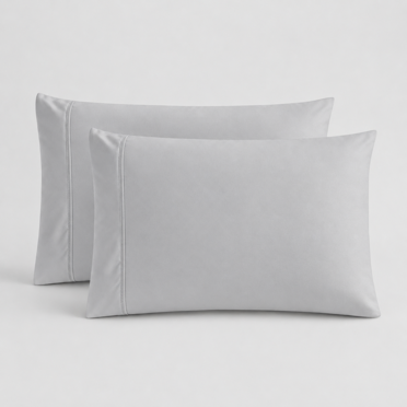 Swift Home 2-Pack Premium Solid Pillowcases, Luxuriously Soft, Easy Care, King