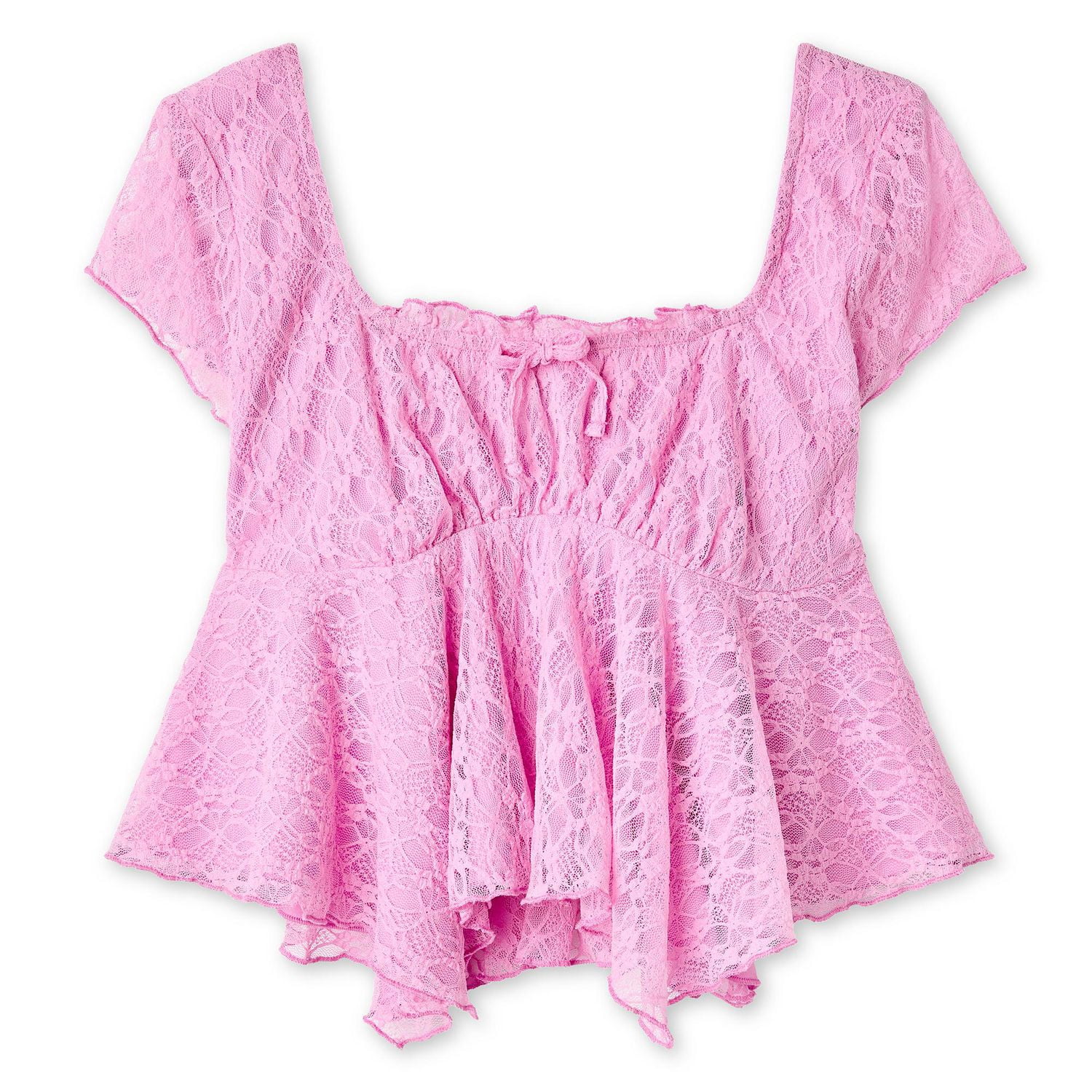 Haut à mancherons et ourlet asymétrique My Sister’s Closet pour filles