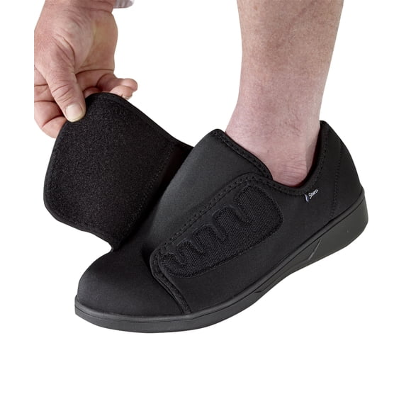 Silverts Chaussures en Néoprène Larges Ultra Confort Flex pour Hommes, 11, Noir