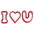 thumbnail image 1 of WHEANG Cute Cake Tools Heart/Star/Flower Shape Cutters Stainless Steel Plastic Cookie Cutter Set, 1 of 9