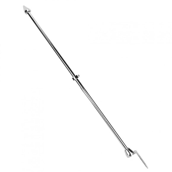 MesaSe Motorcycle Flagpole Mount Stainless Steel Flag Pole Holder Universal Practical For Motorcycle For Luggage Rack Silver