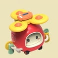 thumbnail image 2 of Push and Spin Spinner Toy for Toddlers Cartoon Plane Fun Popper Toy for Kids(The Helicopter), 2 of 8