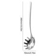 thumbnail image 2 of Kitchen Supplies Spaghetti Spoon - Stainless Steel Slotted Pasta Spoon and fork with Comfortable Grip Design - Ideal for Serving and Straining Spaghetti, Noodles Kitchen Items, 2 of 8