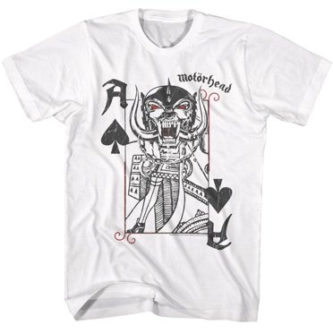 Motorhead T-Shirt Blanc pour Adulte King Of Aces