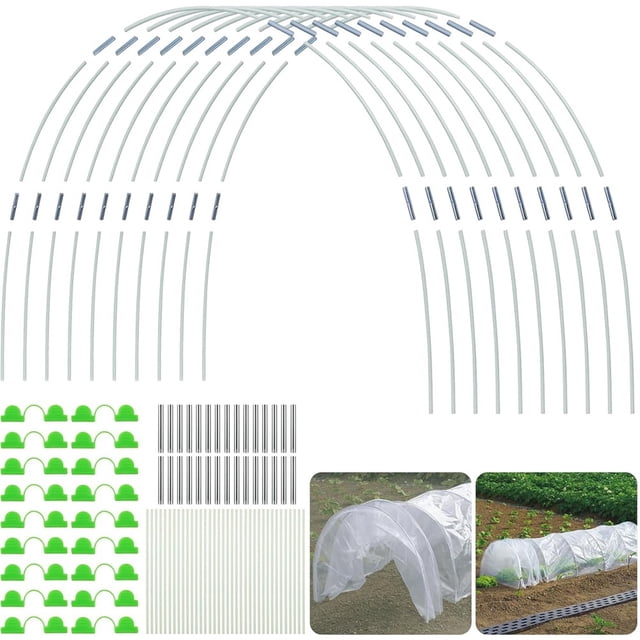 Bgsha DIY Garden Netting Greenhouse Planting Tunnels As Shown Customizable Garden Support Hoops Netting Customizable Design