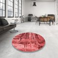 thumbnail image 4 of Ahgly Company Tapis Rectangulaire Lavable en Machine Rouge Transitionnel, 8 Pieds x 10 Pieds, 4 of 7