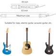thumbnail image 5 of Sangle de Guitare Brodée, Sangle d'Épaule de Guitare Douce et Ajustable, Sangle de Guitare Basse Électrique avec Boucle, 5 of 5