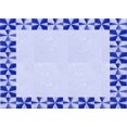 thumbnail image 1 of Ahgly Company Machine Washable Indoor Rectangle Transitional Lavender Blue Area Rugs, 6' x 9', 1 of 7