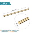 thumbnail image 2 of Unique Bargains 4mm Diameter 100mm Length Brass Solid Round Rod for DIY Craft 2 packs, 2 of 4
