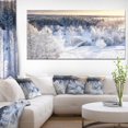thumbnail image 2 of Designart Beautiful Winter Panorama Canvas Wall Art, 2 of 4
