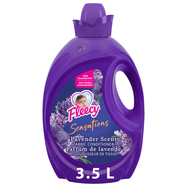 Assouplisseur de tissus liquide Fleecy Sensations, parfum Lavande, 3,5 L