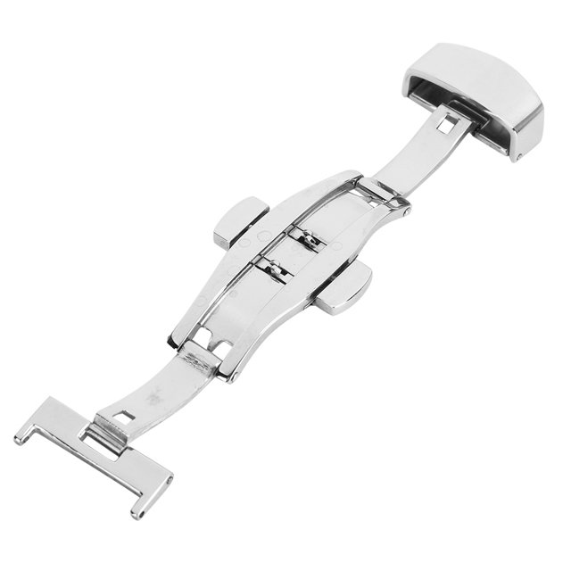 Boucle de Montre Boucle, Boucle Fermoir Bracelet Acier Inoxydable Fermoir Bracelet en Acier Inoxydable, pour Montre Femmes Remplacement Accessoire Hommes 18MM