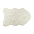 thumbnail image 1 of H-Luxe 2'X3' Gordon Faux Sheepskin Rug, 1 of 6
