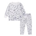 thumbnail image 1 of MIASHUI Kid DIY Hand Painted Homewear Set Boy Girl Pajama Sets Cute Funny Cartoon,White,4-5 Years, 1 of 7