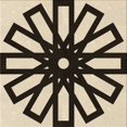thumbnail image 1 of Ahgly Company Tapis d'Intérieur Lavables en Machine, Carrés Transitionnels Dorés, Carrés de 7', 1 of 7