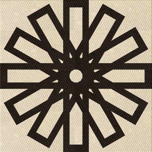 Ahgly Company Tapis d'Intérieur Lavables en Machine, Carrés Transitionnels Dorés, Carrés de 7'