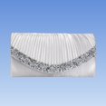 thumbnail image 2 of Sentmoon Handbag Women Purse Women's Wrinkled Rhinestone A Fashionable and Versatile Spring/Summer Style for Banquets and Weddings Featuring Sequins Sparkles and A Chain., 2 of 7