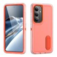 thumbnail image 1 of For Samsung Galaxy S26 5G 6.3" Phone Case with Built in Kickstand, Shockproof/Dustproof/Drop Proof Heavy Duty Military-Grade Rugged Protective Cover for Samsung Galaxy S26 5G,Orange,For Galaxy S26 5G, 1 of 8